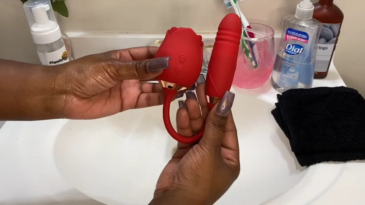 how to clean rose toy