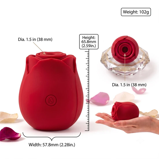 The Red Rose Toy 6 rose-sex-toy-dimensions-explained